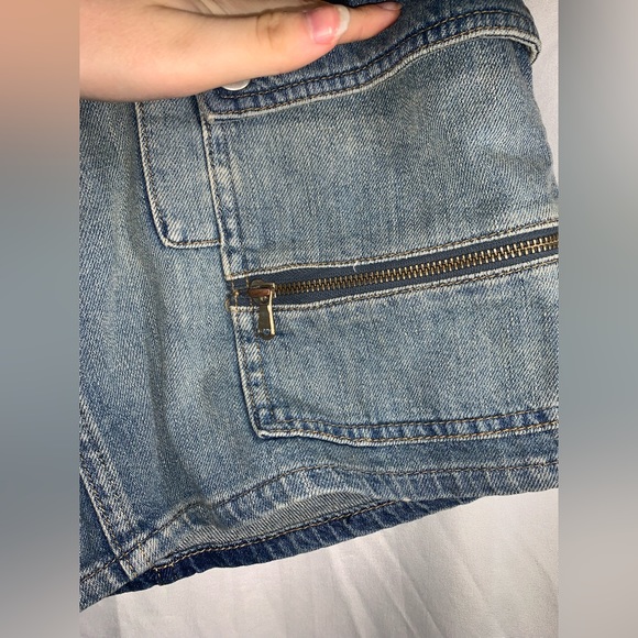 NWT Free People - We The Free Avenue Mini Denim Skirt Size 26 - Picture 12 of 15